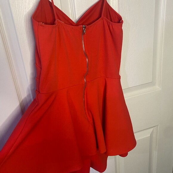 2/$20 - Coral A'Gaci Spaghetti Strap Skirted Romper - Picture 5 of 8